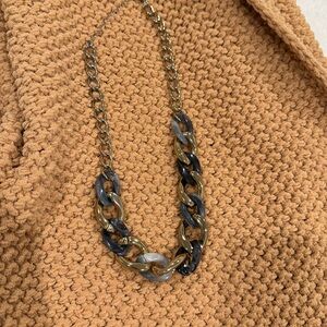 Blue & Gold Necklace